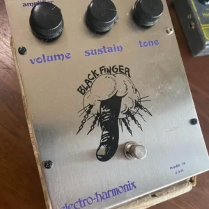 Electro Harmonix Black Finger Compressor Sustainer pedal Made in USA