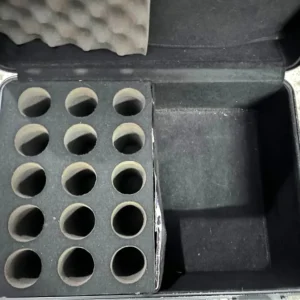 Gator TSA ATA Molded Case For 15 Wired Mics *Faulty Latches*