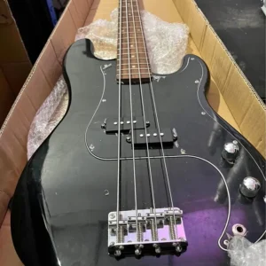 Stagg SBP30 BK – Standard “P” Electric Bass Guitar (Black)