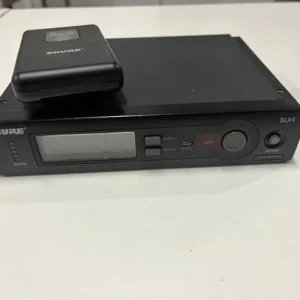 Shure SLX belt pack and receiver (no antennae or PSU)