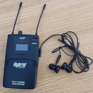 Hybrid U-MV MKII Beltpack Receiver & In-Ear Monitor Earphones