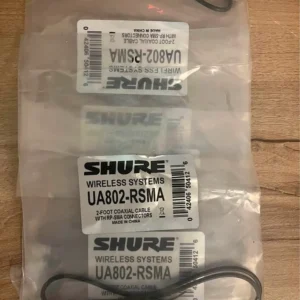 4x Shure UA802-RSMA Cables