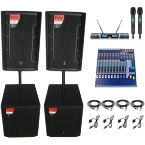 IMIX ES112P AND M18P ACTIVE SPEAKER COMBO