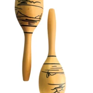 10″ PAIRED WOODEN MACARAS