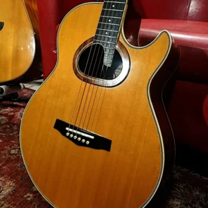 1982 Ibanez R400E acoustic-electric guitar and hard case