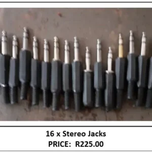 Stereo Jacks x 16