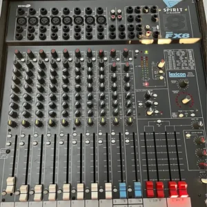 Soundcraft Spirit Folio FX8 Mixing Desk in a Case