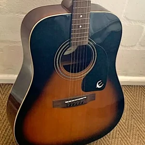 DR100-VS Epiphone acoustic guitar with soft case