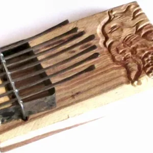 Mbira – 6 levers with resonance box – rectangular